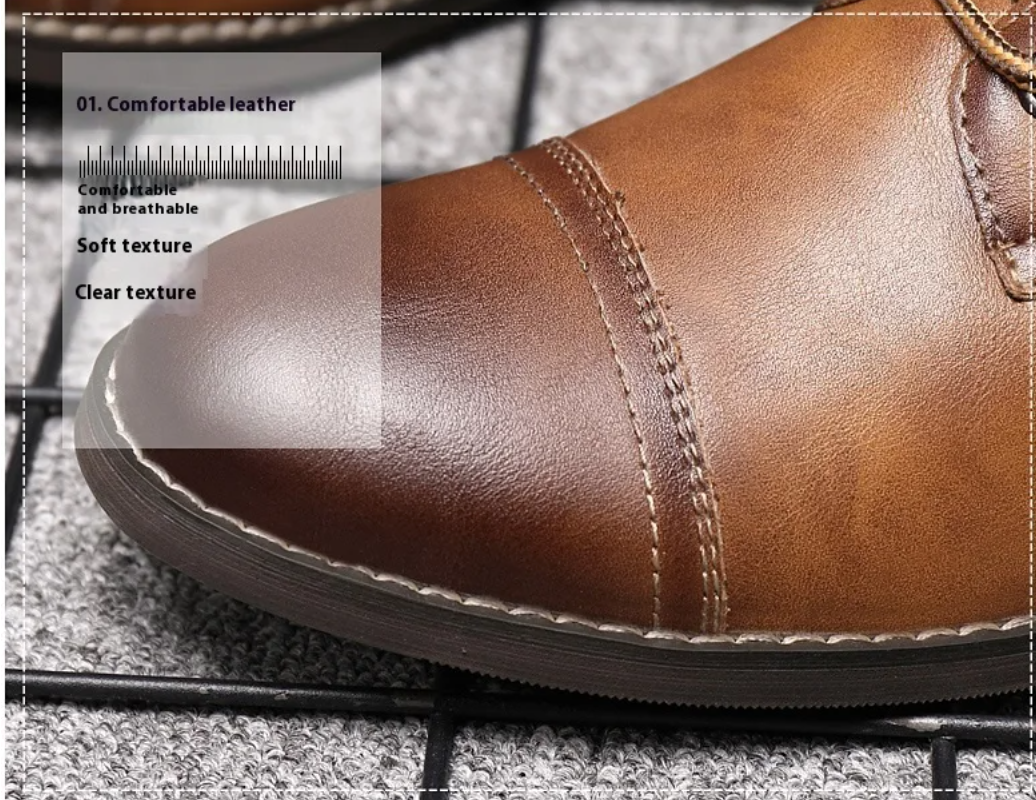 Winter / Spring Men Snow Boots - Warm Plush Men's Boots Pointy Winter Casual Boots (MSB2)(MSF6)(F16)(F13)