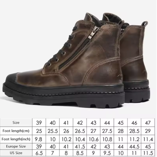 Winter / Spring Men Snow Boots - Warm Plush Men's Boots Pointy Winter Casual Boots (MSB2)(MSF6)(F16)(F13)