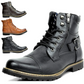 Winter / Spring Men Snow Boots - Warm Plush Men's Boots Pointy Winter Casual Boots (MSB2)(MSF6)(F16)(F13)