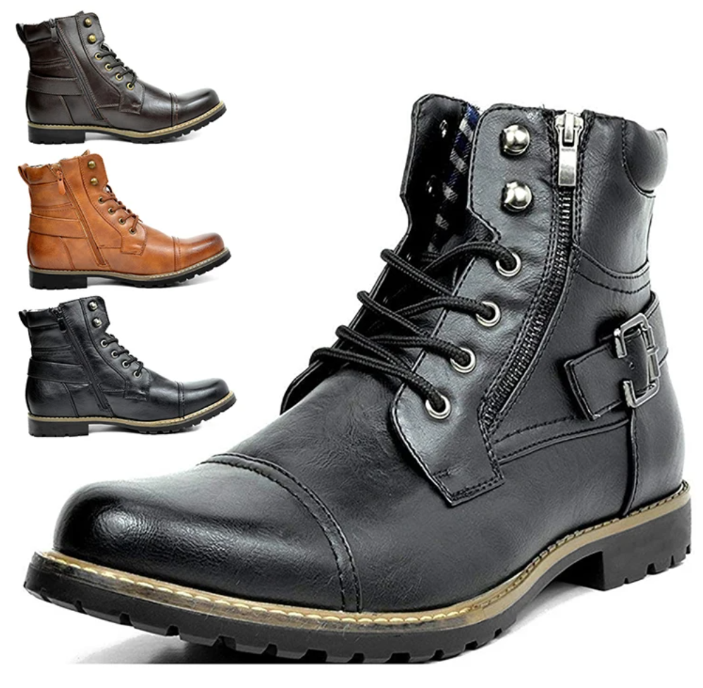 Winter / Spring Men Snow Boots - Warm Plush Men's Boots Pointy Winter Casual Boots (MSB2)(MSF6)(F16)(F13)