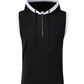 Cotton Hooded Sweatshirt - Gym Tank Tops - Casual Sleeveless Hoodie Vest Coat (TM7)(TM5)