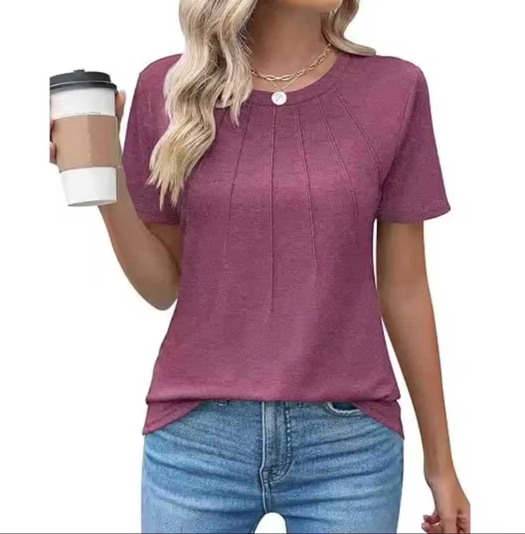 Floral Notched Neck Blouse