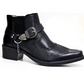 Men's Cap Toe Ankle Lace-up Dress Motorcycle Boots - Leather Zipper Booties (MSB2)(MSF6)(MSB3)(MSB5)(MSC1)(F13)