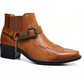 Men's Cap Toe Ankle Lace-up Dress Motorcycle Boots - Leather Zipper Booties (MSB2)(MSF6)(MSB3)(MSB5)(MSC1)(F13)
