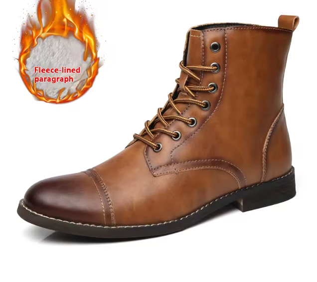 Winter / Spring Men Snow Boots - Warm Plush Men's Boots Pointy Winter Casual Boots (MSB2)(MSF6)(F16)(F13)