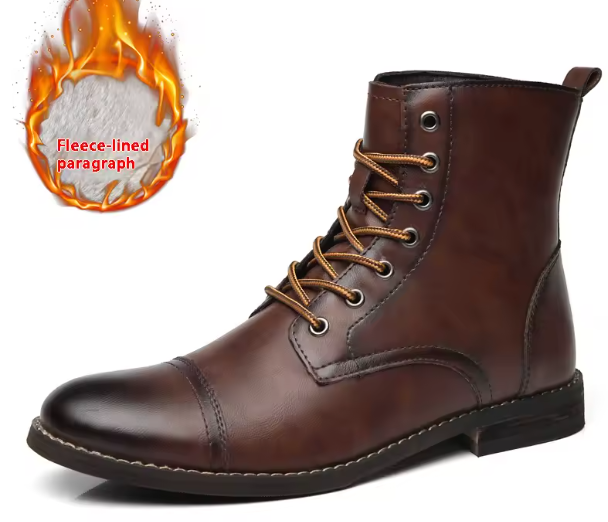 Winter / Spring Men Snow Boots - Warm Plush Men's Boots Pointy Winter Casual Boots (MSB2)(MSF6)(F16)(F13)