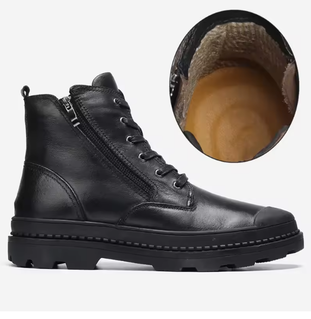 Winter / Spring Men Snow Boots - Warm Plush Men's Boots Pointy Winter Casual Boots (MSB2)(MSF6)(F16)(F13)