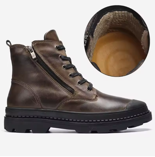 Winter / Spring Men Snow Boots - Warm Plush Men's Boots Pointy Winter Casual Boots (MSB2)(MSF6)(F16)(F13)