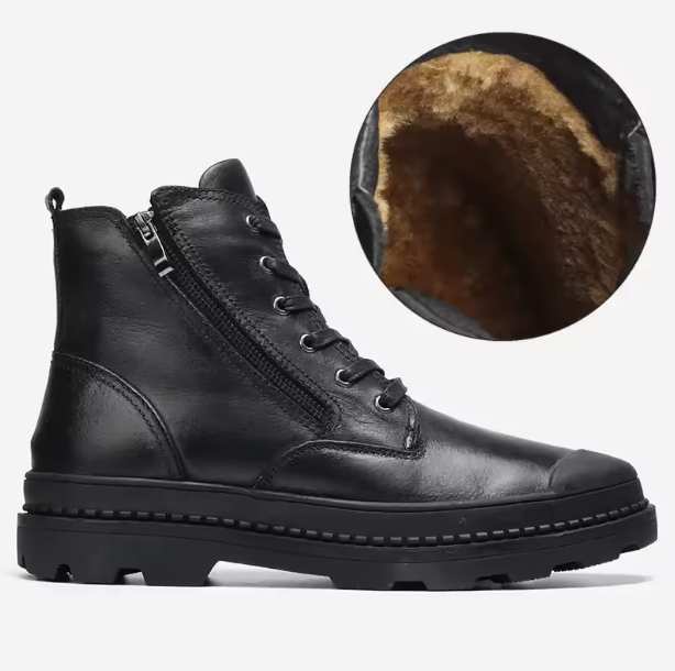 Winter / Spring Men Snow Boots - Warm Plush Men's Boots Pointy Winter Casual Boots (MSB2)(MSF6)(F16)(F13)