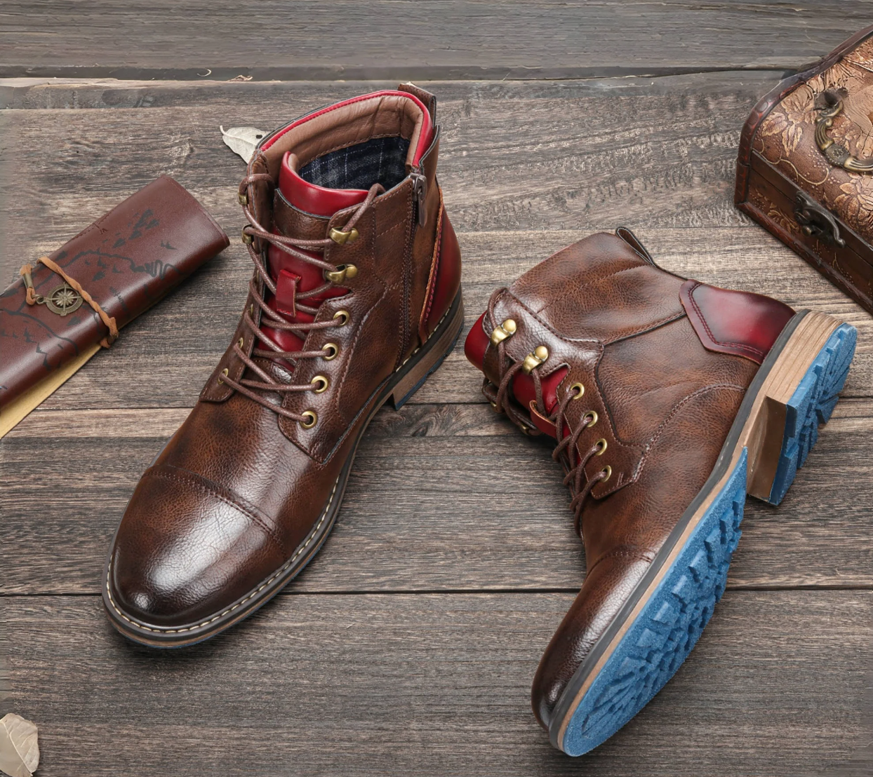 Winter / Spring Men Snow Boots - Warm Plush Men's Boots Pointy Winter Casual Boots (MSB2)(MSF6)(F16)(F13)