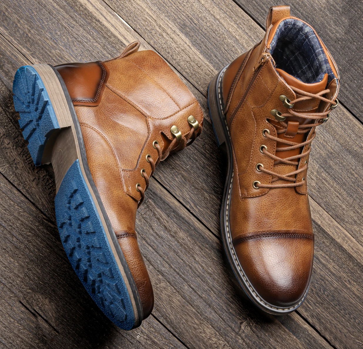 Winter / Spring Men Snow Boots - Warm Plush Men's Boots Pointy Winter Casual Boots (MSB2)(MSF6)(F16)(F13)
