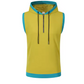 Cotton Hooded Sweatshirt - Gym Tank Tops - Casual Sleeveless Hoodie Vest Coat (TM7)(TM5)