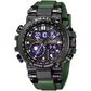 Men Watches 2019 Luxury Brand Smael Digital Wristwatches Men Clock Army Green Waterproof Dual Time 8014 Sport Watches Military