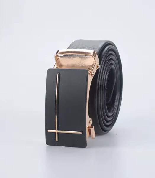 New Famous Brand Men's Belt High Quality Genuine Leather Belts Metal Automatic Buckle Luxury Designer Business Male Waist Band