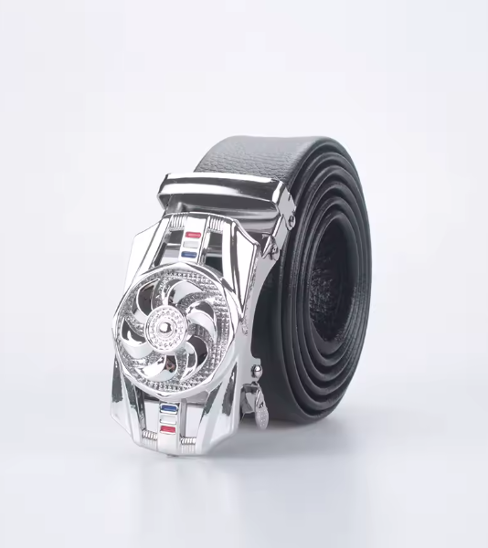 New Famous Brand Men's Belt High Quality Genuine Leather Belts Metal Automatic Buckle Luxury Designer Business Male Waist Band