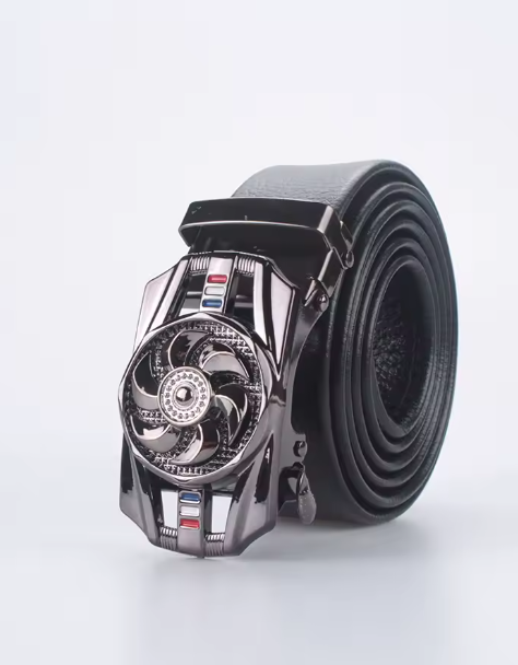 New Famous Brand Men's Belt High Quality Genuine Leather Belts Metal Automatic Buckle Luxury Designer Business Male Waist Band