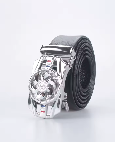 New Famous Brand Men's Belt High Quality Genuine Leather Belts Metal Automatic Buckle Luxury Designer Business Male Waist Band