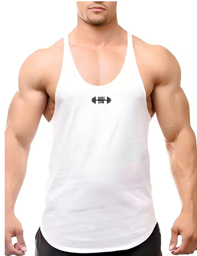 Trending Cotton Workout Gym Stringer Tank Top - Mens Muscle Sleeveless Sportswear - Bodybuilding Singlets (TM7)(1U101)(1U100)