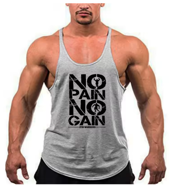 Trending Cotton Workout Gym Stringer Tank Top - Mens Muscle Sleeveless Sportswear - Bodybuilding Singlets (TM7)(1U101)(1U100)