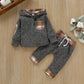 0-3 Years Toddler Baby Boy and Girl Clothing Set Infant Baby Clothes Long Sleeve Top + Long Pants 2Pcs Fashion Kids Outfit Suit