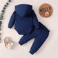 Trending 0-24 Months Newborn Baby Boy 2PCS Clothes Set Long Sleeve Hoodie Jumpsuit Pants Toddler Boy Outfit Baby Costume