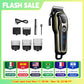 Rechargeable Trimmer Men Electric Cutter Hair Cutting Machine LCD Cordless Beard Trimmer KM-1990