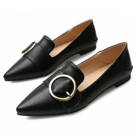 Gorgeous Spring Women Flats Shallow Shoes Pointed Toe Solid Causal Sh3fssh1wo4