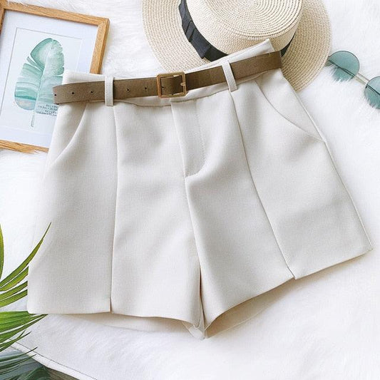 Great Spring Summer Womens Shorts Casual Wide Leg High Waist Short Pants Tbl2