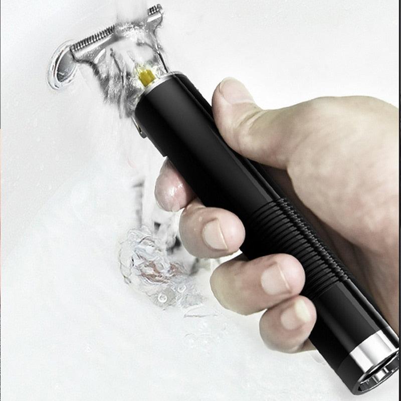 USB Rechargeable T9 Trimmer Barber Hair Clipper Washable Electric Trimmer Rechargeable Trimmer Mini Shaver (D45)(BD6)(1U45)