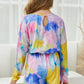 Girls Tie-Dye Round Neck Romper