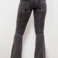 Two-Button Flare Jeans