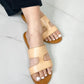 Forever Link Sidewalk Stroll Cutout Slide Sandal