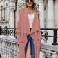 Open Front Pocket Duster Cardigan