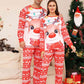Full Size Christmas Long Sleeve Top and Pants Set