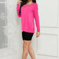 Basic Bae Full Size V-Neck Long Sleeve Top