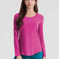 Round Neck Long Sleeve Sports Top