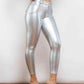 Full Size PU Skinny Pants
