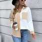 Color Block Button Down Shirt