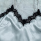 Lace Trim Cami, Shorts, Eye Mask, Scrunchie, and Bag Pajama Set