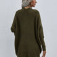 Waffle Knit Open Front Cardigan