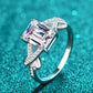 Perfect Days 3 Carat Moissanite Sterling Silver Ring