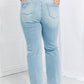 Judy Blue Harper Full Size High Waist Wide Leg Jeans