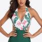 Tie Back Halter Neck One-Piece Swimsuit