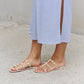 Forever Link Studded Cage Strap Slide Jelly Sandal