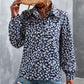 Printed Button Down Long Sleeve Shirt