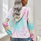 Tie-Dye Dropped Shoulder Hoodie
