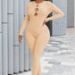 Cutout Round Neck Jumpsuit