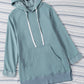 Side Slit Raglan Sleeve Hoodie