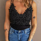 Lace Double Spaghetti Strap Cami Top