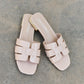 Weeboo Walk It Out Slide Sandals in Nude